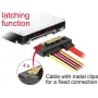 Cabo SATA DeLOCK 85228 0,3 m SATA 7 pinos SATA 22 pinos preto