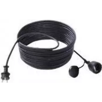Extensão elétrica Bachmann 343.170 5 m 1 tomada preto
