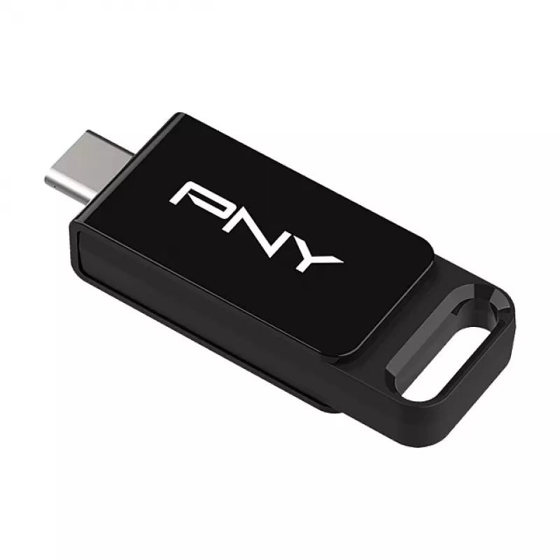 PNY Elite, 128 GB, USB Type-C, 3.2 Gen 1 (3.1 Gen 1), 120 MB/s, Dia, Preto
