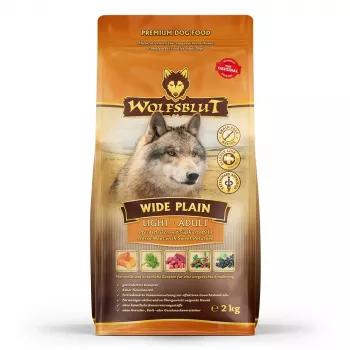 WOLFSBLUT Wide Plain Light Horse com Batata-doce - Alimento para cães - 2 kg