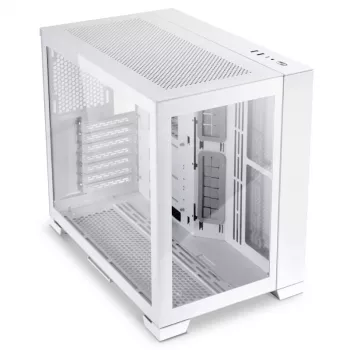 Caixa de PC Lian Li O11D Mini-S Mini Tower branca (compatível com fonte de alimentação SFX/SFX-L)