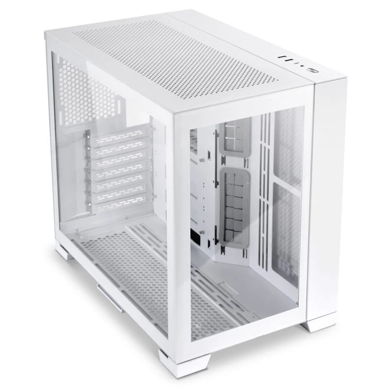 Caixa de PC Lian Li O11D Mini-S Mini Tower branca (compatível com fonte de alimentação SFX/SFX-L)