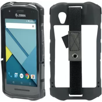 Capa MOBILIS CASE Protech TPU para TC 51/52/56/57 - alça elástica com suporte para caneta - cor preta (052046)