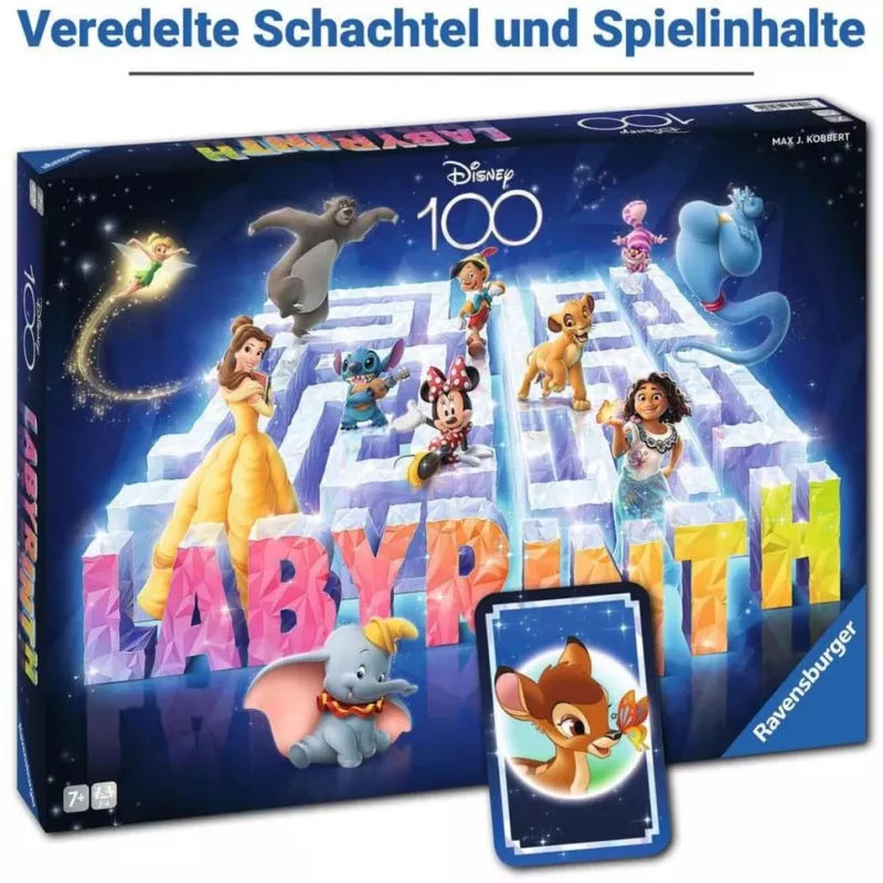Disney 100 Labirinto, jogo de tabuleiro