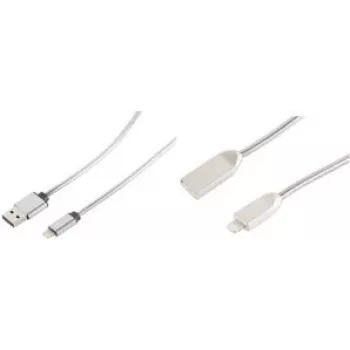 Cabo Lightning shiverpeaks BS14-13001 1 m prateado (BS14-13001)