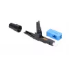 Conector rápido de fibra ótica Extralink SC/UPC macho, embalagem individual, preto ou azul