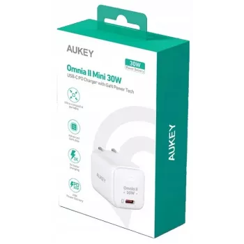 Carregador de parede PA-B1L branco Omnia II Mini 1xUSB-C PowerDelivery 30W 5A