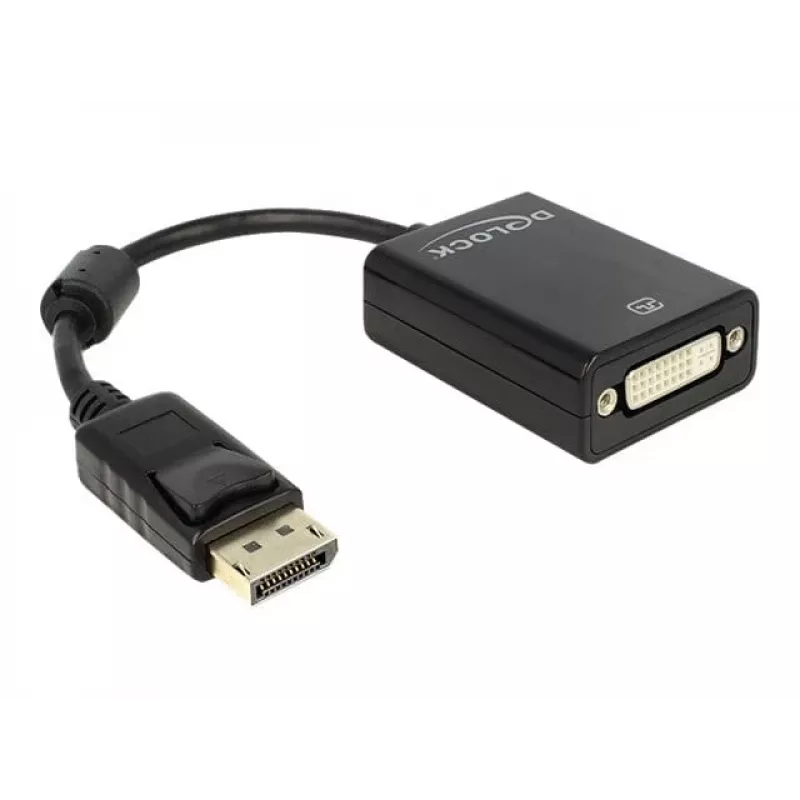 Adaptador Delock DisplayPort macho > DVI 24+5 fêmea - Adaptador DisplayPort - DisplayPort (M)