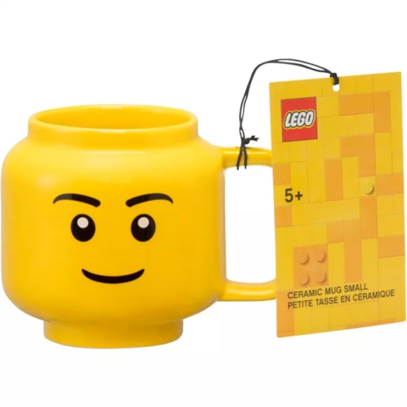 LEGO caneca de cerâmica Boy, pequena, amarela