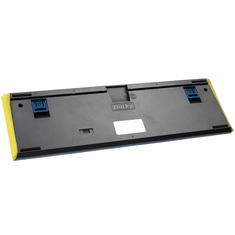 Teclado gaming Ducky One 3 Daybreak RGB USB alemão preto azul verde