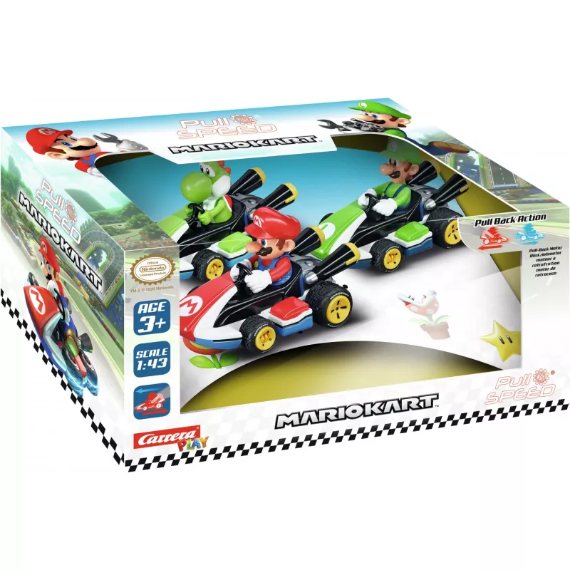 Carro Carrera RC Mario Kart 8 Pull & Speed