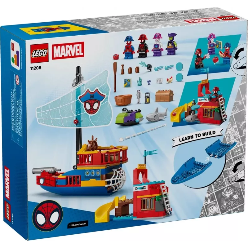 LEGO MARVEL 11208 Navio Pirata da Equipa Spidey