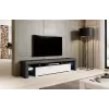 Cama Meble TORO 200 móvel de TV, cinzento/branco brilhante
