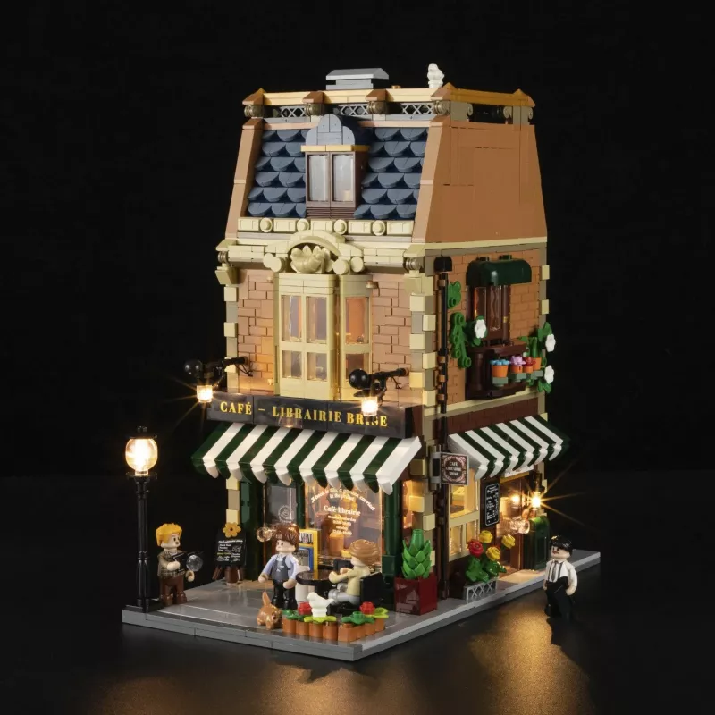 Lumibricks Buch-Café, brinquedo de construção