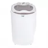 Máquina de lavar de carga superior Adler AD 8055, portátil, capacidade 3 kg, creme, botão rotativo, 150 W