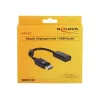 Adaptador de cabo de vídeo DELOCK 61849 0,125 m DisplayPort para HDMI