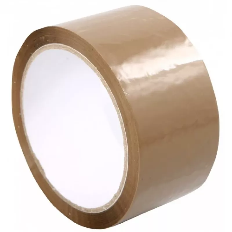 Fita adesiva de embalagem 48 mm x 60 m, castanha, acrílico