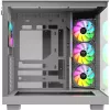 Caixa para PC Thermaltake View 380 XL WS ARGB Snow White — Midi-Tower, suporte ATX, com janela