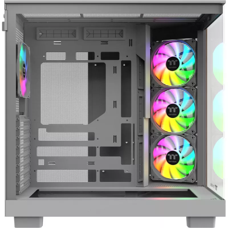 Caixa para PC Thermaltake View 380 XL WS ARGB Snow White — Midi-Tower, suporte ATX, com janela