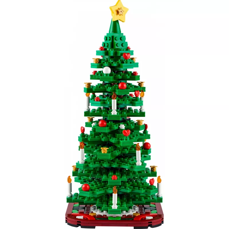 LEGO Árvore de Natal Conjunto 40573 – modelo sazonal de exposição, mini construção decorativa
