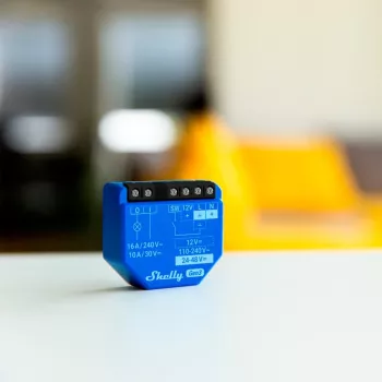 1 GEN3 relé inteligente Wi-Fi com contacto seco interruptor domótico compatível com Al - Shelly
