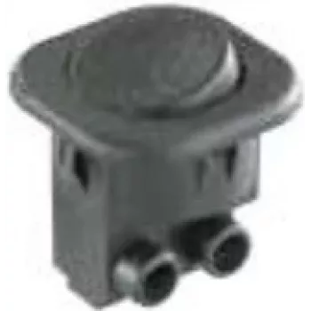 Bachmann 924.133 Interruptor elétrico interruptor basculante 1P preto (924.133)