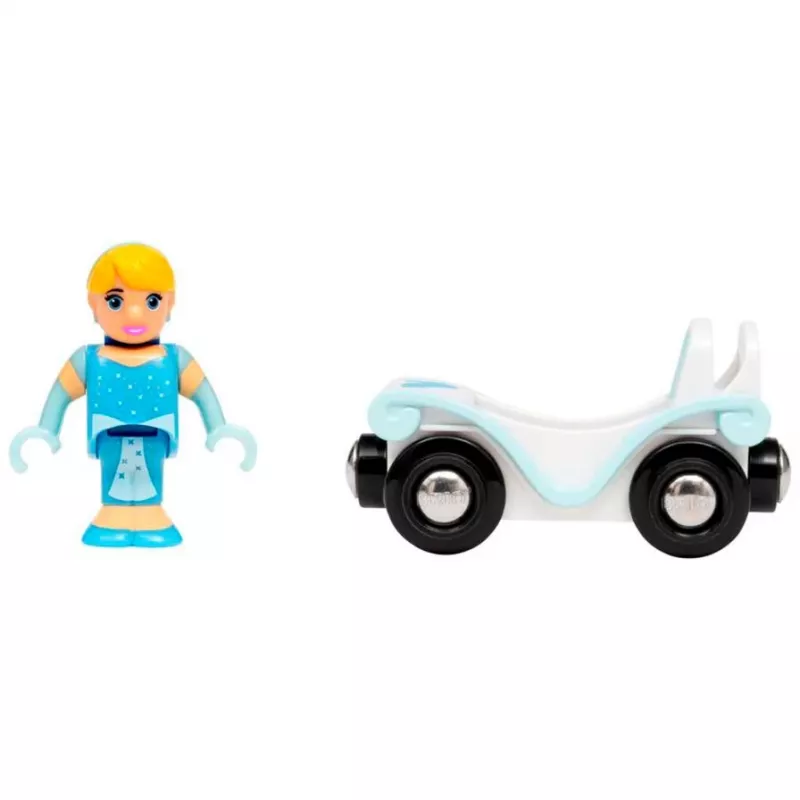 Acessório/maquete Ravensburger BRIO Disney Princess Cinderella & Carruagem, azul/branco, a partir de 3 anos