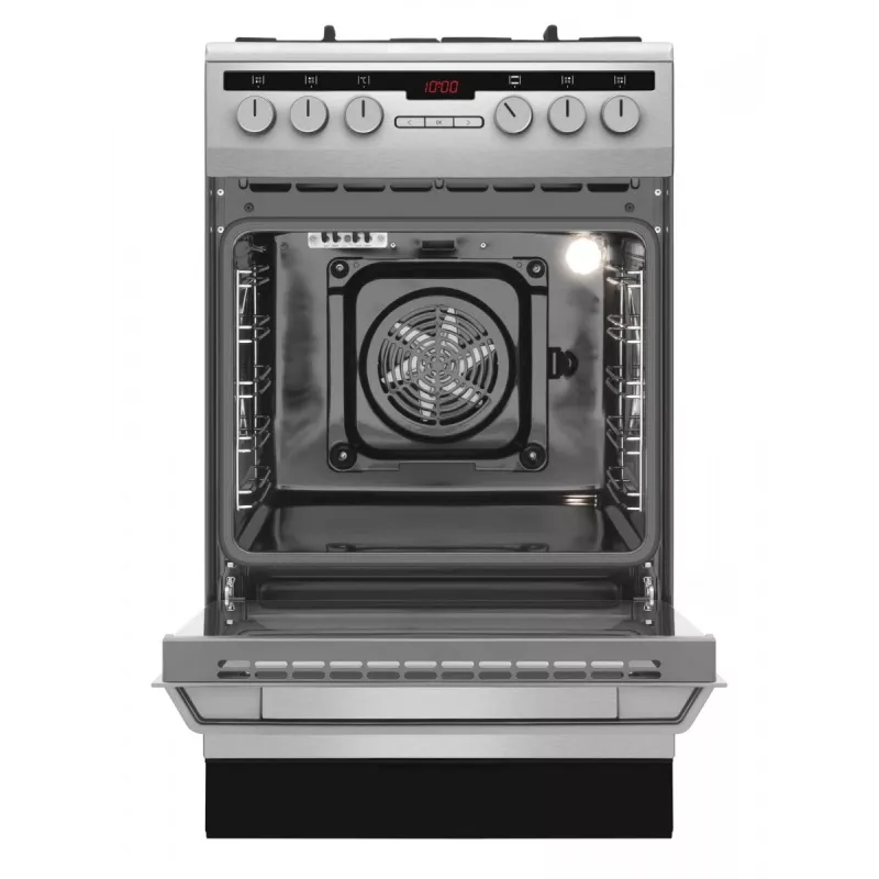 Fogão independente AMICA 58GEH3.31HZpTaDA(Xx) Pizza Wok, classe de eficiência energética A