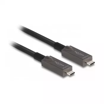 Cabo ativo ótico USB-C Vídeo + Dados + PD DeLOCK 3 m USB 3.2 Gen 2