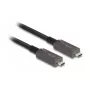 Cabo ativo ótico USB-C Vídeo + Dados + PD DeLOCK 3 m USB 3.2 Gen 2