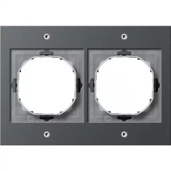 Placa de parede GIRA TX_44 antracite, termoplástico, 110×157 mm, design convencional