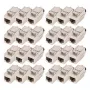 Módulo keystone DIGITUS CAT 8.1 blindado, plano, RJ-45, montagem sem ferramentas – 24 unid.
