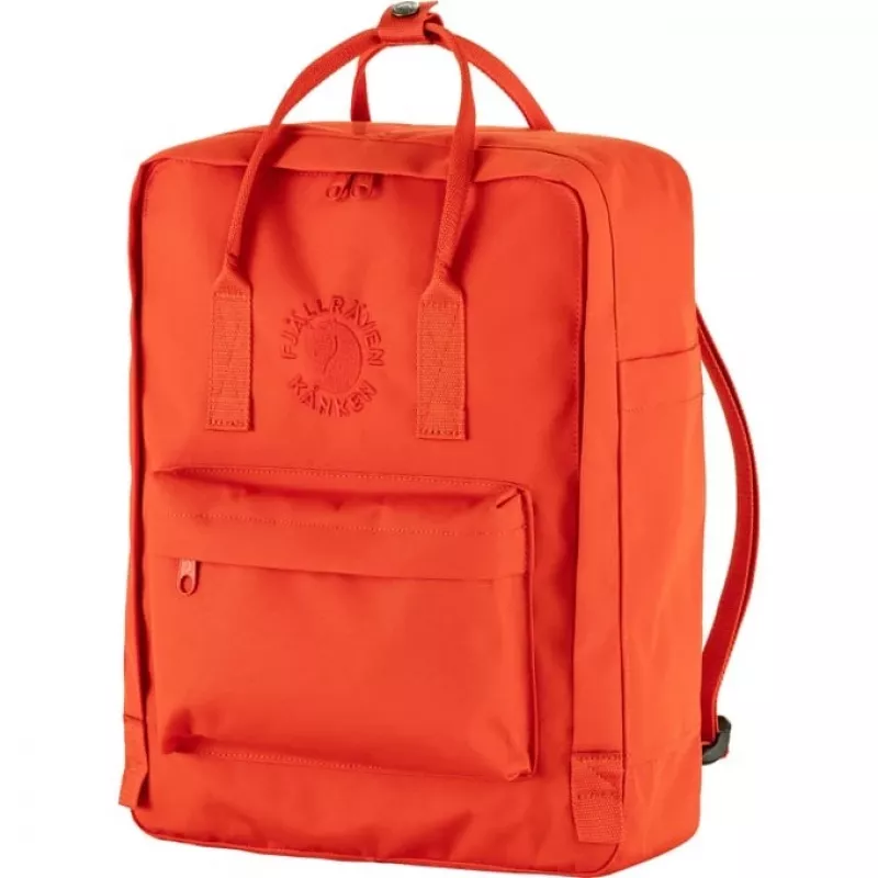 Mochila Fjällräven Re-Kånken laranja poliéster reciclado 270x130x380mm