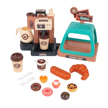 Extralink Toys conjunto Little Barista Ekspres Kawiarnia 40 EL.