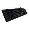 Logitech Gaming G512 - Teclado - retroiluminação - USB - QWERTY - Espanhol - Interruptores: GX Brown Tactile - Carvão
