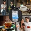ProfiCook PC-WKS 1229 G chaleira 1 L 1600 W aço inoxidável, transparente