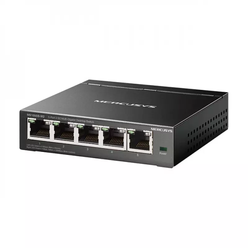 Mercusys MS105GS-M2 Switch de secretária Multi-Gigabit 2.5G de 5 portas