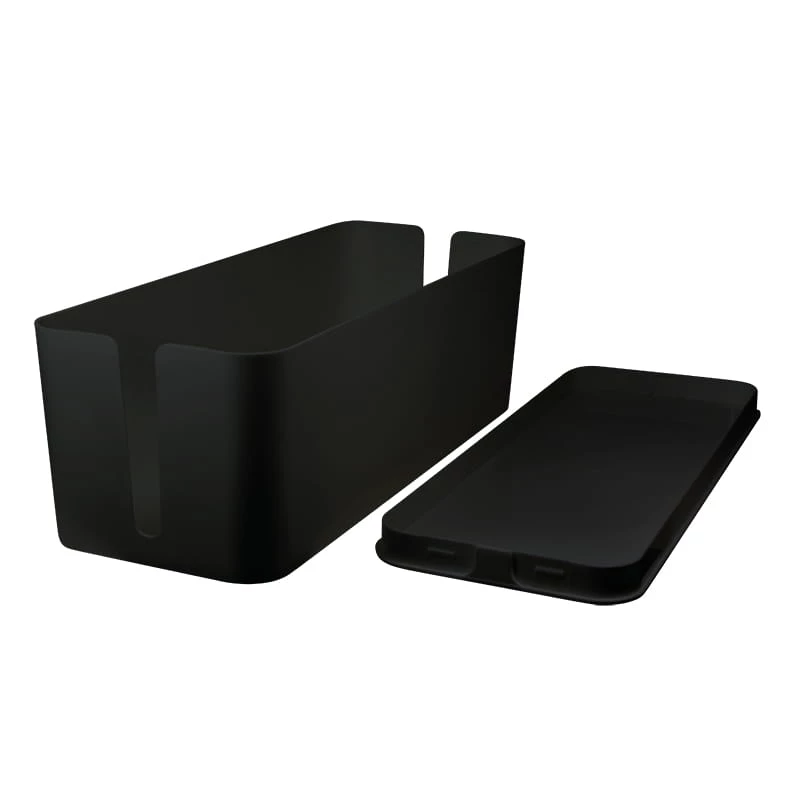 Organizador de caixa de cabos, preto