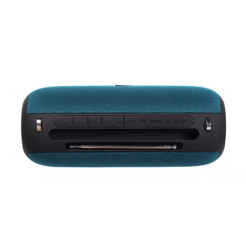 Altifalante estéreo portátil GEMBIRD SPK-BT-17-G — Bluetooth 5.1, 5 W RMS, 1200 mAh, MicroSD, FM, AUX