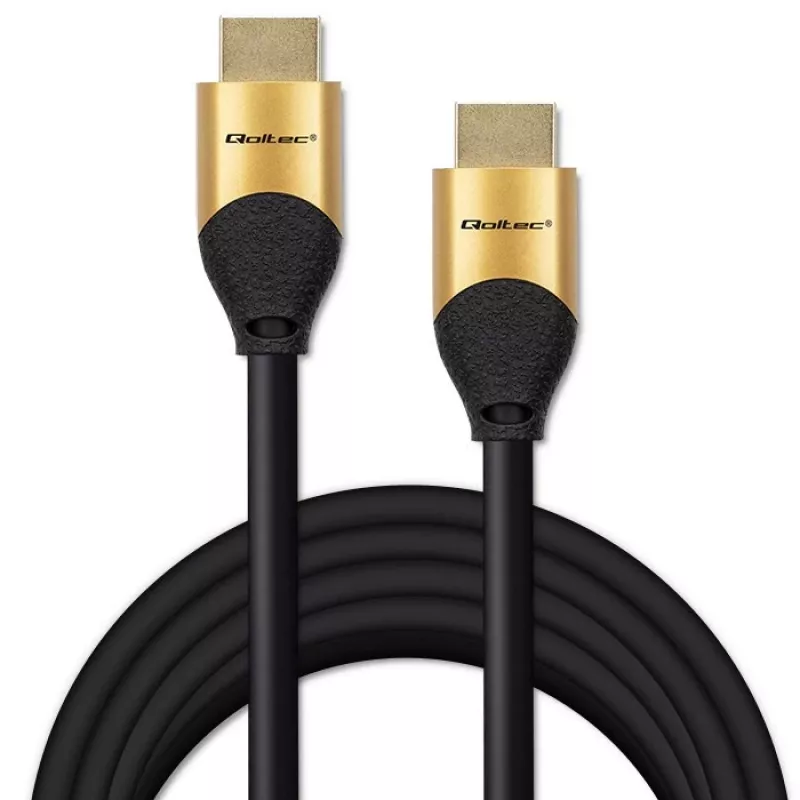 Qoltec 50357 cabo HDMI 5 m HDMI tipo A (Standard) preto