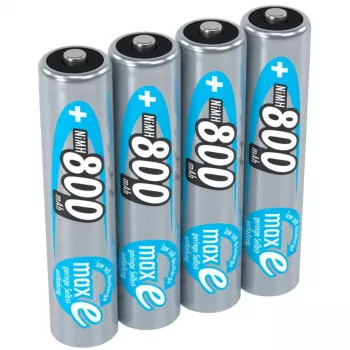 1x4 pilha recarregável Ansmann maxE NiMH Micro AAA 800 mAh 5035042