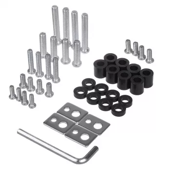 Maclean MC-949 suporte móvel com rodas para TV de 32–55 polegadas, VESA 75×75–400×400, máx. 25 kg, altura 149,5–154,5 cm, inclinação +5°, prateleira, preto