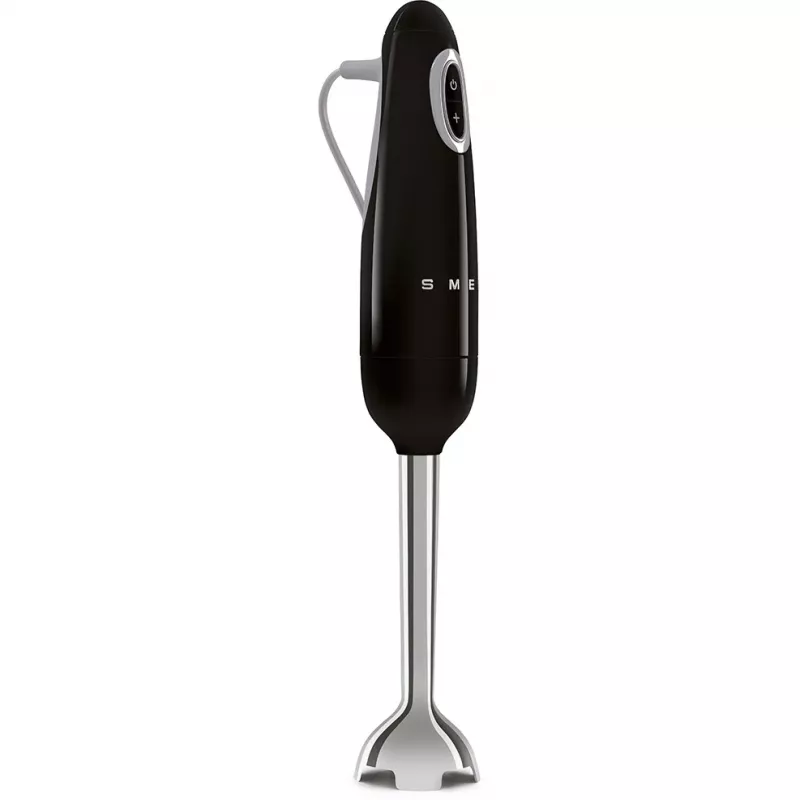 Misturadora de mão Smeg HBF03BLEU — 700 W batedeira manual, copo de 1,4 L, lâmina de aço inoxidável, preto
