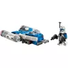 LEGO Star Wars Captain Rex Y-Wing Microfighter Peça de colecionador – Brinquedo de nave espacial das Guerras Clônicas com uma minifigura de personagem para meninos a partir dos 6 anos
