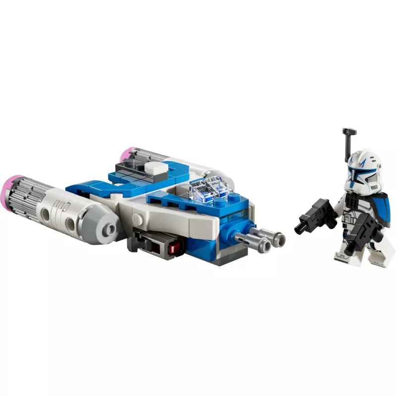 LEGO Star Wars Captain Rex Y-Wing Microfighter Peça de colecionador – Brinquedo de nave espacial das Guerras Clônicas com uma minifigura de personagem para meninos a partir dos 6 anos