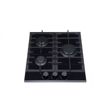 MPM 45-GMH-16 encastrar 45 cm gás 3 zonas de cozedura preto