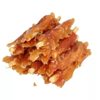 HILTON Frango com stick de pele branca - snack para cães - 500 g