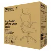 Cadeira gaming Sandberg ErgoFusion Basic assento acolchoado encosto em malha preto
