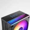 Arrefecedor de ar TACENS Mars Gaming MCPU-LCD, ventoinha de 120 mm, TDP 300 W, compatível com LGA1700/1200/115x/1366 e AM4/AM5, preto