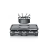 Grelhador de raclette Severin RG 2347 8 pessoas 1400 W preto